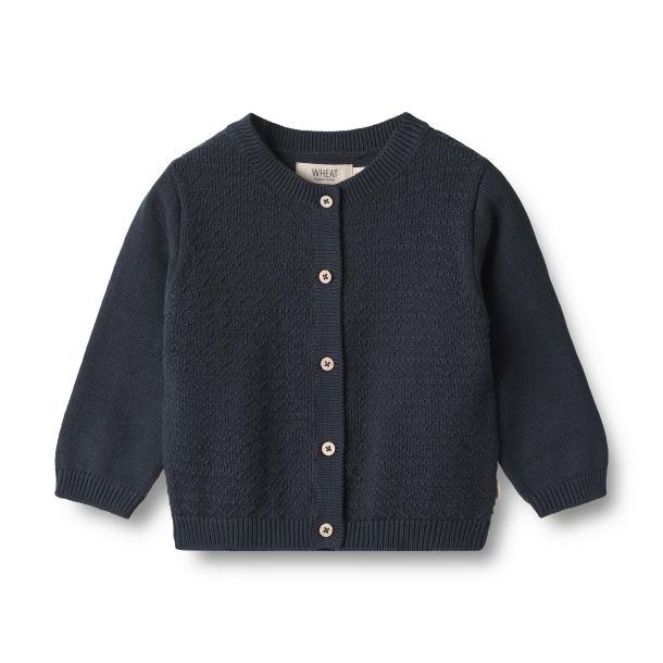 Wheat - smuk ko Cardigan Bjrn, navy