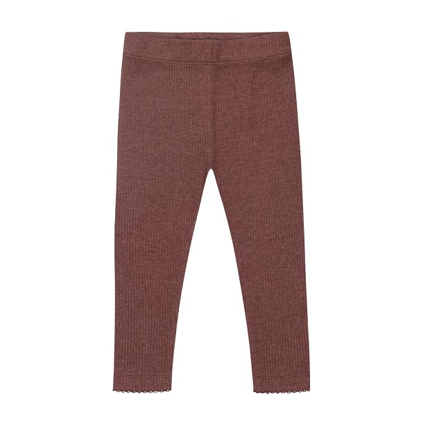 Kids Up Baby - Se gerippte Leggings in Chicory Coffee