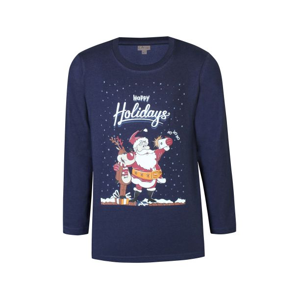 Kids Up - Tolles Christmas-Shirt in Navy