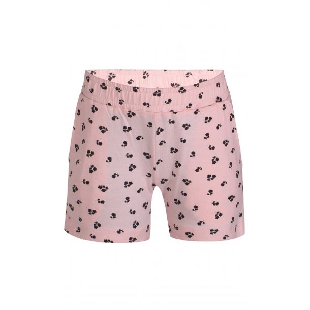 Kids Up - Fine enkle shorts i Crystal Rose - med sm sorte blomster - Pammi 791