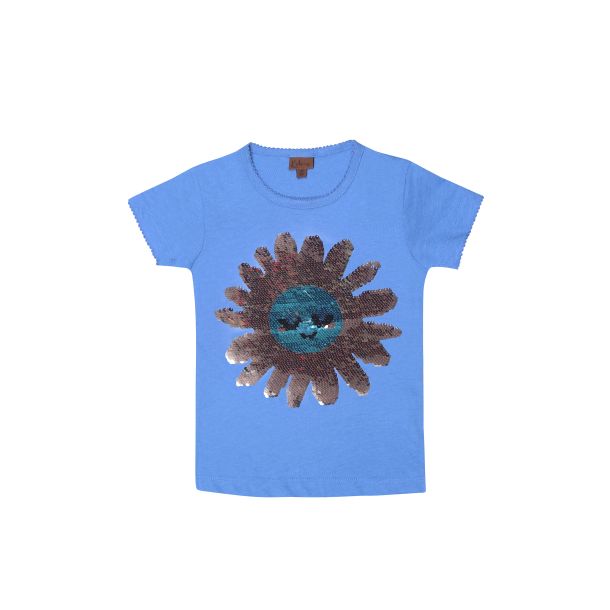 Kids Up - T-Shirt, lake blue
