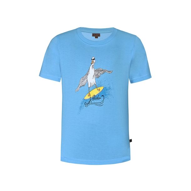 Kids Up - T-Shirt mit Aufdruck in Blau