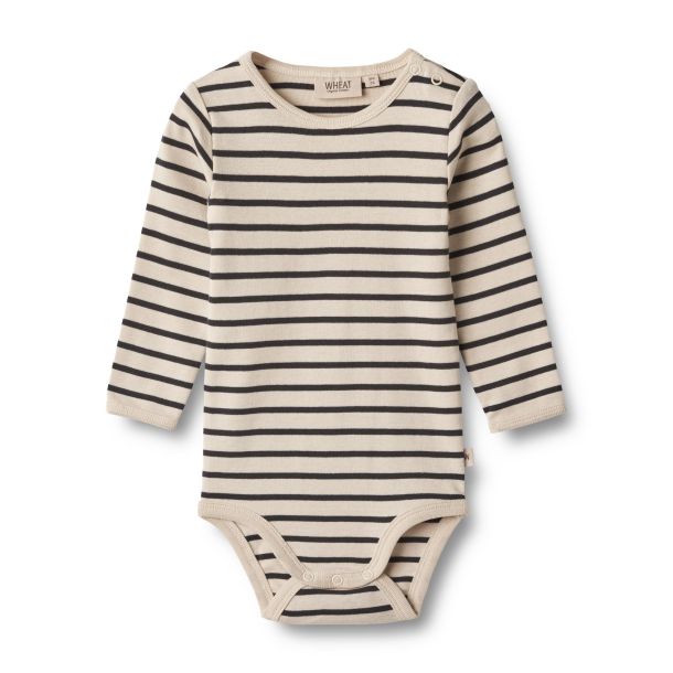 Wheat - rib body Berti, navy stripe