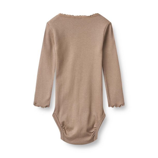 Wheat - rib body Lotta, soft brown