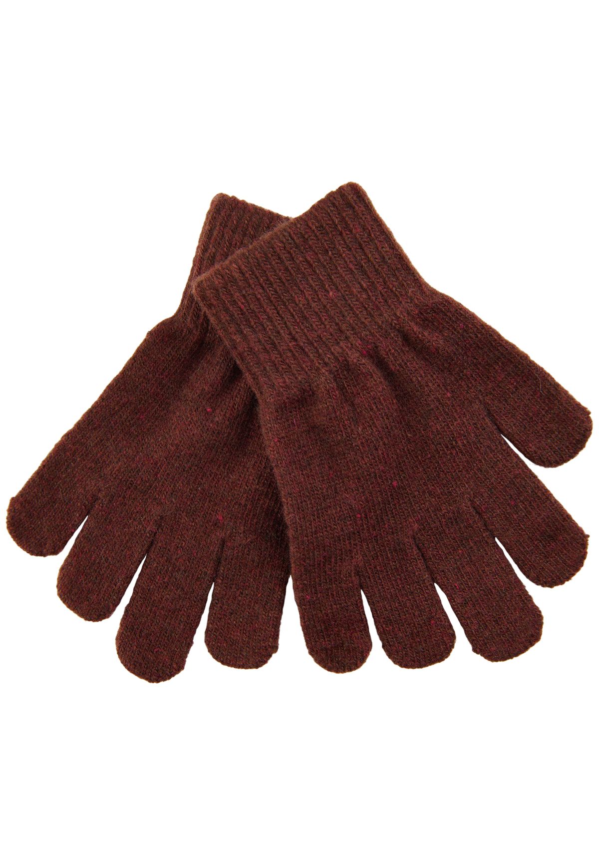 Mikk-Line - Schöne Strick-Handschuhe mit Wolle in Decadent Chocolate -  Marken - IsaDisaKids