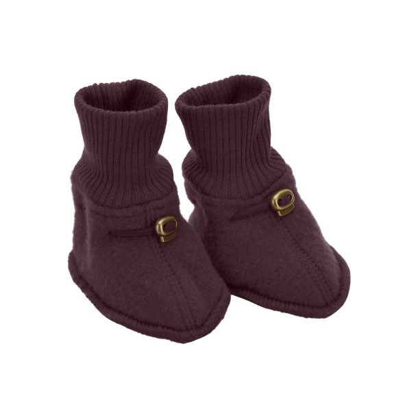 Mikk-Line - Schne Merino-Woll-Schuhe in Huckleberry