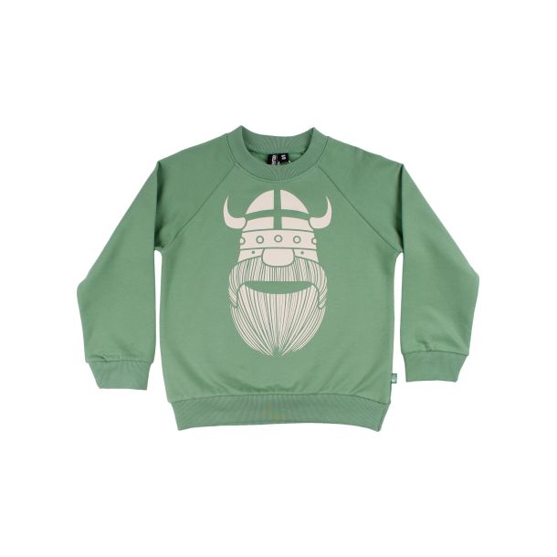 Danefae - Amerika Sweat - Sweatshirt med Viking Erik i lys grn