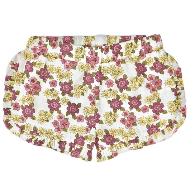 Okker Gokker - sde shorts med blomster, multi flower