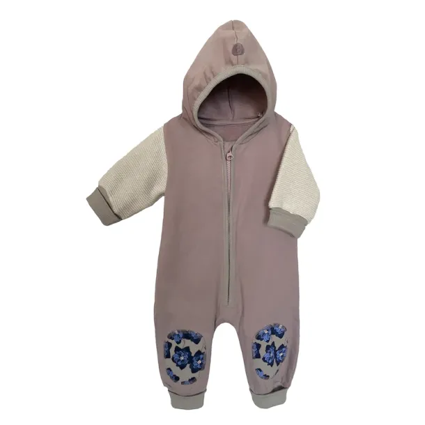 Okker Gokker - sd baby overall i beige/rose