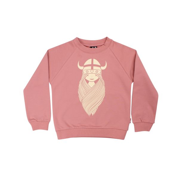 Danef - Danamerika Sweat - Sweatshirt med viking Freja, antique rose