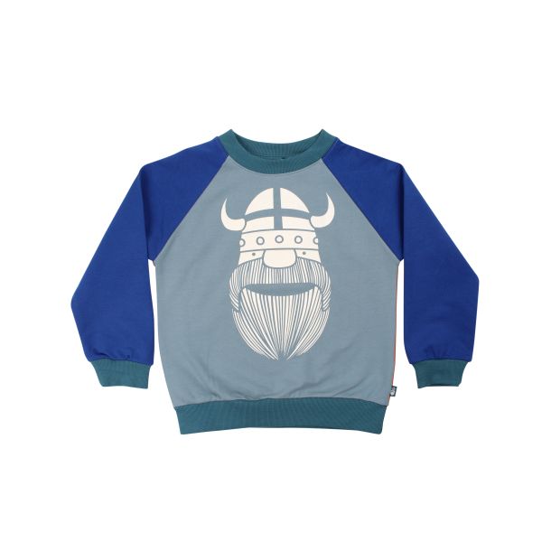 Danef - Danamerika Sweat - Sweatshirt med viking Erik, multi