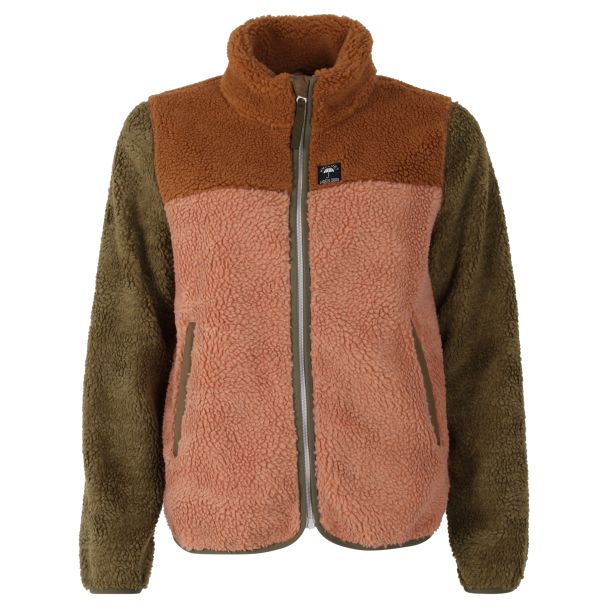 Danef - Danebirk - Fleece Jacket, Khaki/Antique Rose TOBACCO