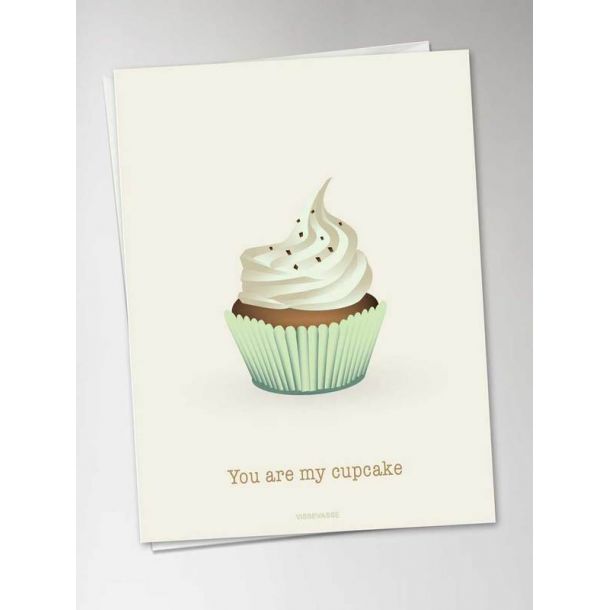 ViSSEVASSE - YOU ARE MY CUPCAKE - Anledningskort, A5