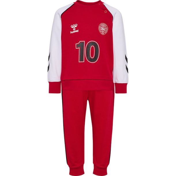 Hummel - DBU Danmark - crewsuit 2-dele, chili pepper