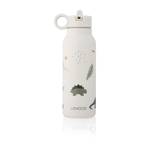 Liewood - Schne Wasserflasche aus Stahl, 350 ml. mit Dino