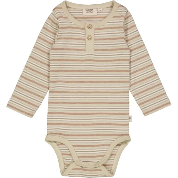 Wheat - niedlicher Body mit Streifen, dusty stripe