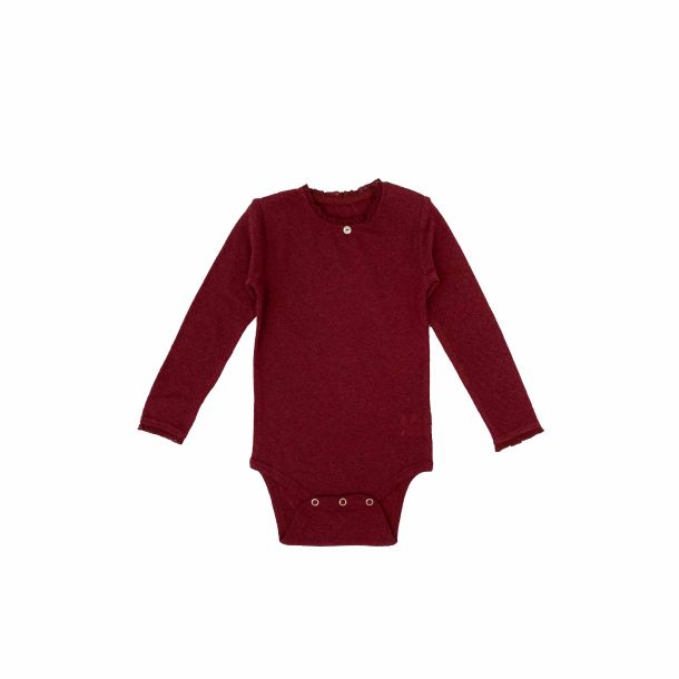 Okker Gokker - sd uld body, burgundy