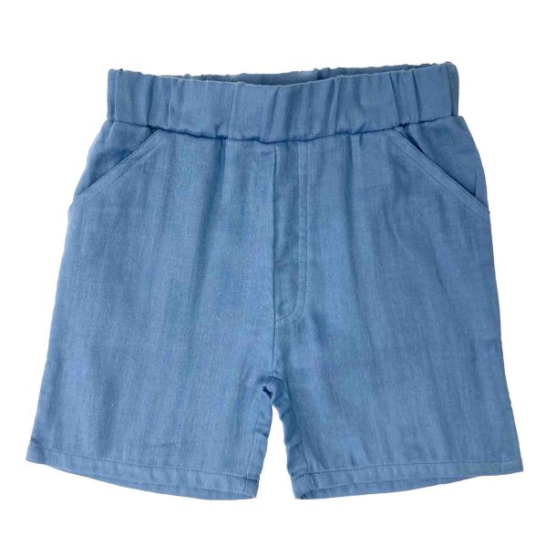 Okker Gokker - bld musselin shorts, bl