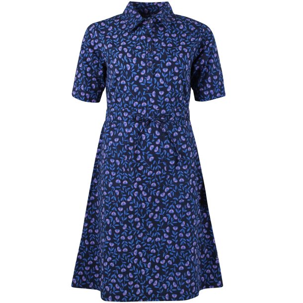Danef - SUSANNE Dress - skn Navy/Lilac kjole 