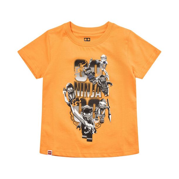 LEGO Wear - Kurz&auml;rmliges T-Shirt mit NINJAGO - Orange