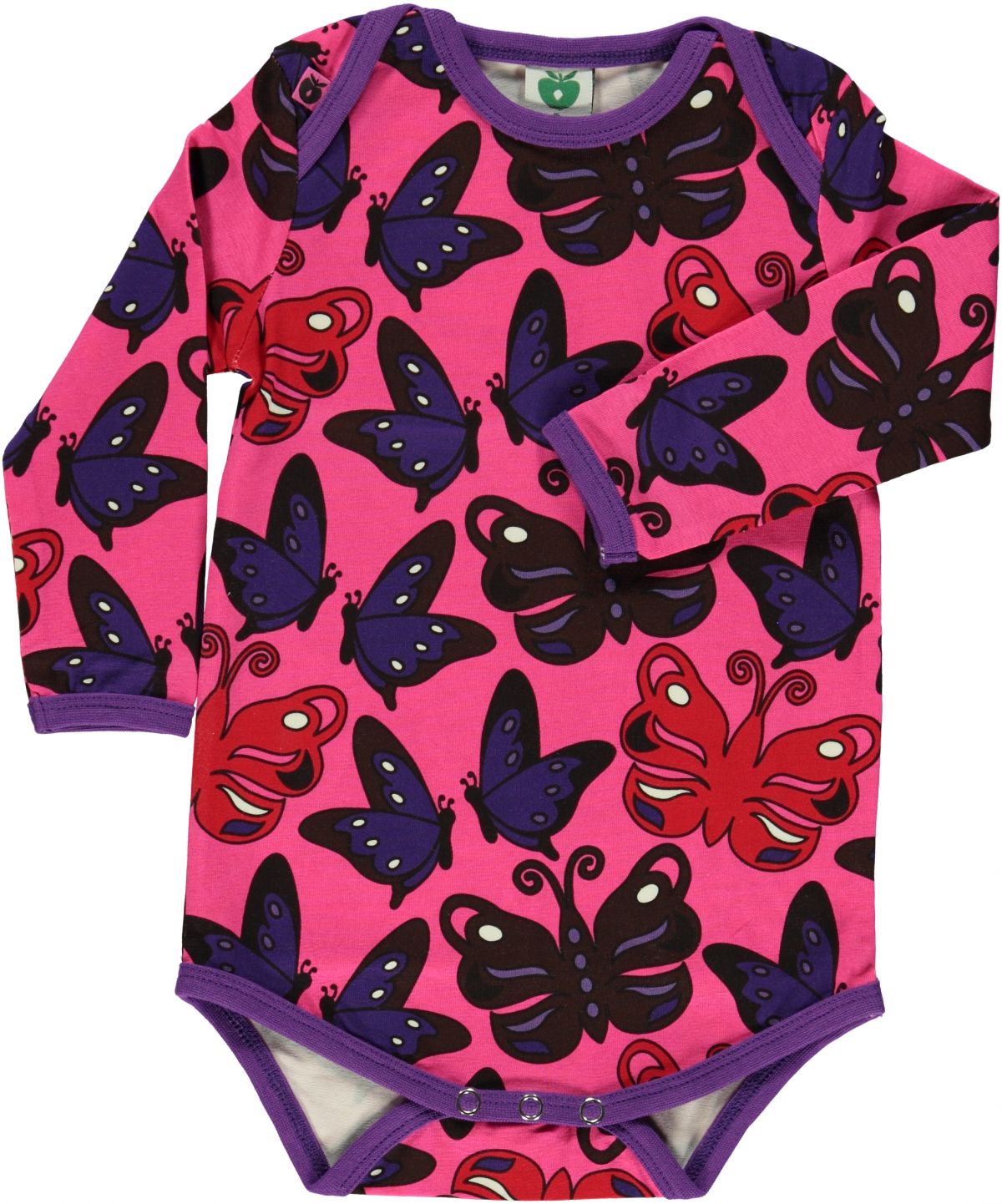 rør kopi bestemt Sød body i pink med sommerfugle - fra Småfolk - Mærker - IsaDisaKids